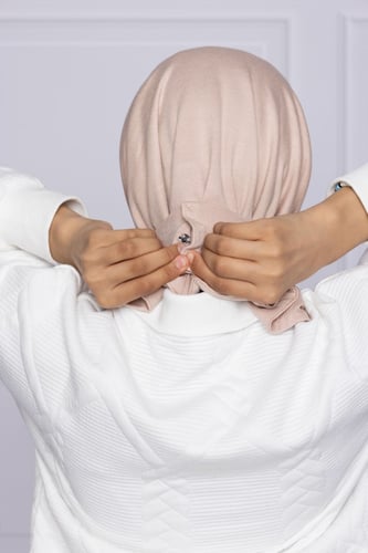 طرحة أطفال طقطق- بيج