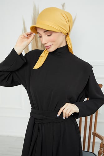 توربان كاب ربط من الخلف - اصفر داكن