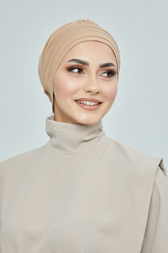 حجاب الشاطي مع توربان - رملي