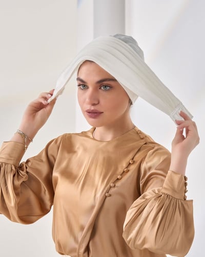 توربان قطعتين مخمل - لزق اوف وايت