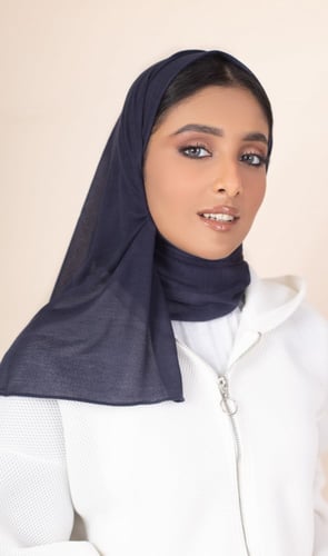 حجاب شاش تركي ميني-كحلي