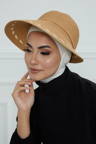 قبعة كاملة تغطي الرقبة والراس - أوف وايت