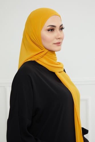 شيفون مع قبعة مشبوكة