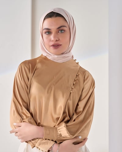 طرحة شاش تركي ربط من الخلف