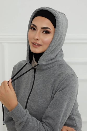 قبعة كاملة تغطي الرقبة والرأس - أسود