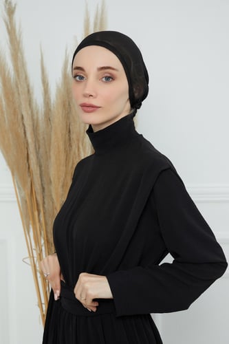 قبعة تحت الحجاب خفيفة شفافة