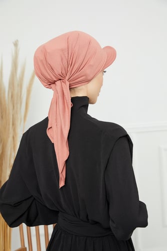 توربان كاب ربط من الخلف- لحمي غامق