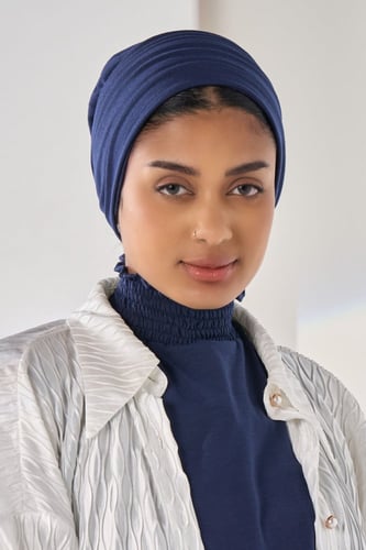 تغطية الرقبة زم - كحلي