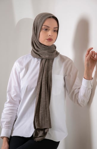 حجاب شتوي - بني شوكلاته