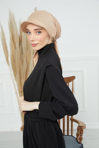 توربان كاب ربط من الخلف - بني فاتح