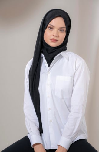 حجاب شتوي - أسود