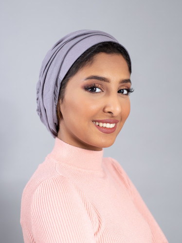 توربان مع مطاط - رمادي