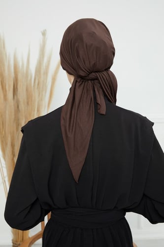 توربان قطني ربط من الخلف - بني داكن