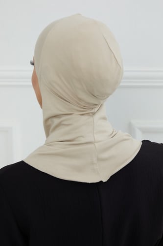 قبعة كاملة تغطي الرقبة والراس - بيج