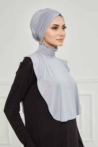 تغطية الصدر- رمادي