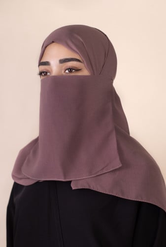 طقم طرحة مع لثام