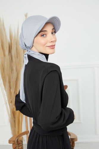 توربان كاب ربط من الخلف - رمادي