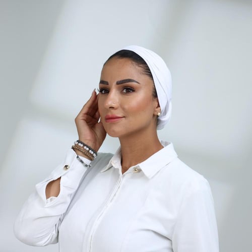 توربان لف خفيف مع ذيل طويل - ابيض