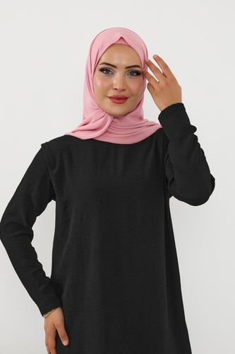 حجاب شيفون بمغناطيس وقبعة جانبي