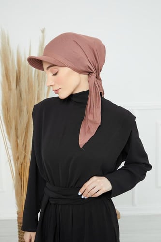 توربان كاب ربط من الخلف - لحمي غامق