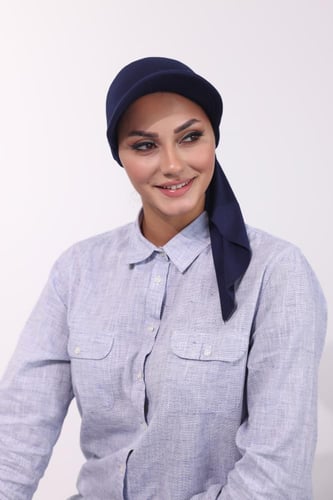 توربان كاب ربط من الخلف-كحلي