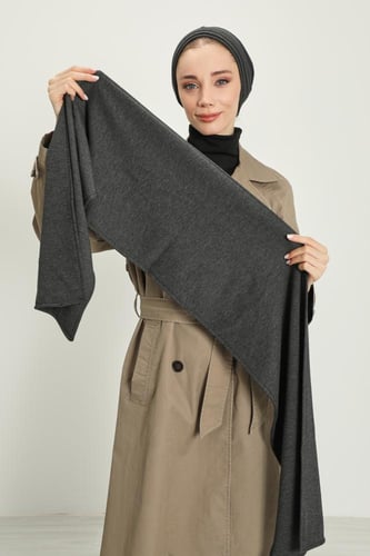 توربان شتوي قطني ثقيل مع سكارف