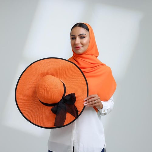 طقم قبعة كاملة مع طرحة صيفية