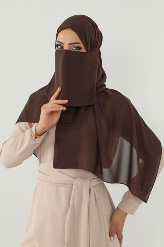 طقم طرحة ولثام مطاط