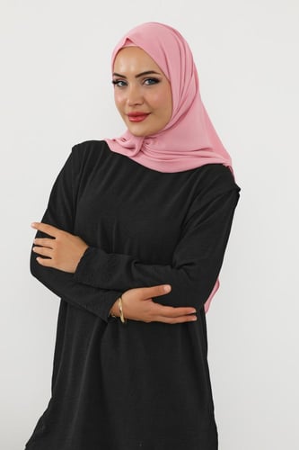 حجاب شيفون بمغناطيس وقبعة جانبي