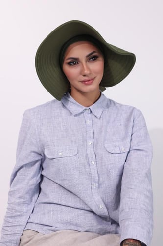 حجاب الشاطئ مع توربان