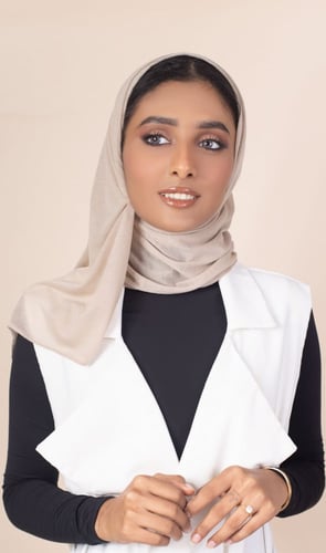 حجاب شاش تركي ميني | بيج غامق