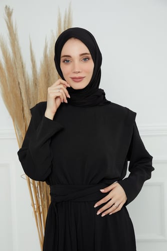 قطن دبل سترتش اسود