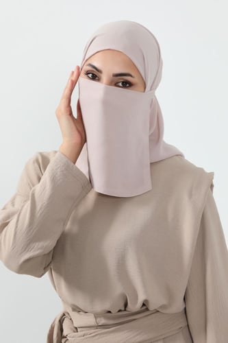 طقم طرحة ولثام 23