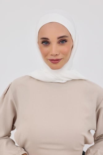 توربان شيفون مع قبعة داخلية