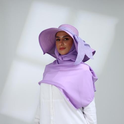 طقم قبعة كاملة مع طرحة صيفية