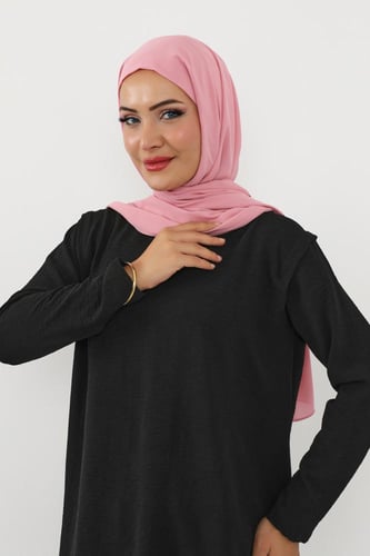 حجاب شيفون بمغناطيس وقبعة بالوسط