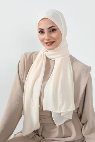 طرحة كرنشي مخيطة