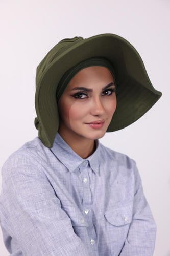 حجاب الشاطئ مع توربان