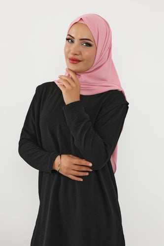 حجاب شيفون بمغناطيس وقبعة جانبي