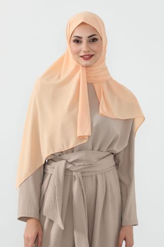 حجاب شيفون بمغناطيس وقبعة جانبي