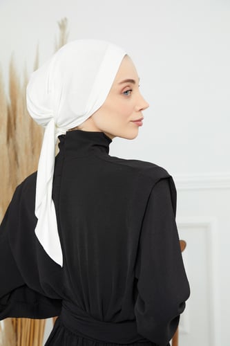 توربان قطني ربط من الخلف - اوف وايت