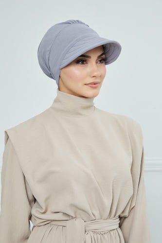 توربان قبعة - رمادي