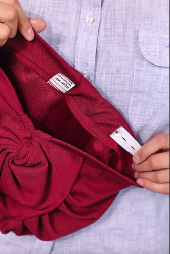 توربان قطني قابل للتعديل- عنابي