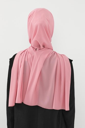 حجاب شيفون بمغناطيس وقبعة بالوسط