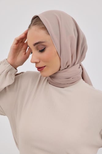 طرحة شيفون مبطنه للعباية-كافيه