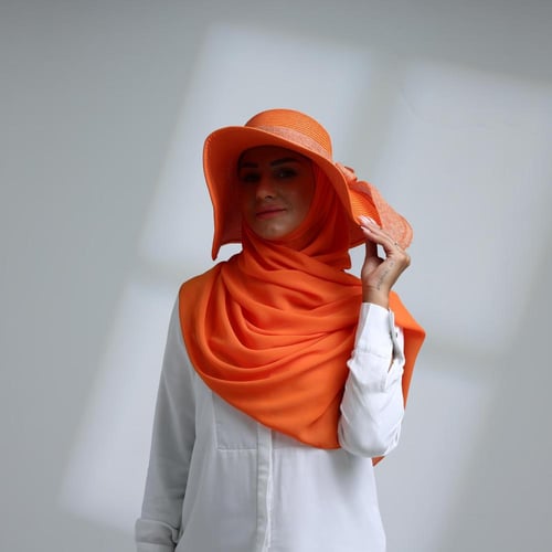 طقم قبعة كاملة مع طرحة صيفية