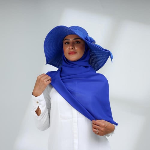 طقم قبعة كاملة مع طرحة صيفية