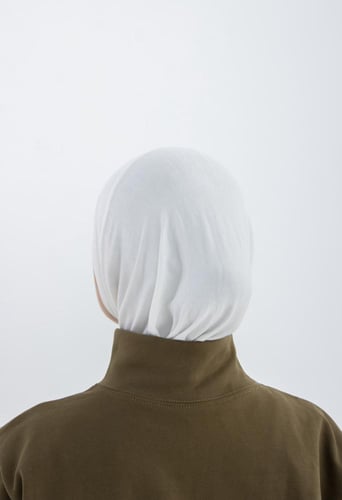 حجاب رياضي - ابيض