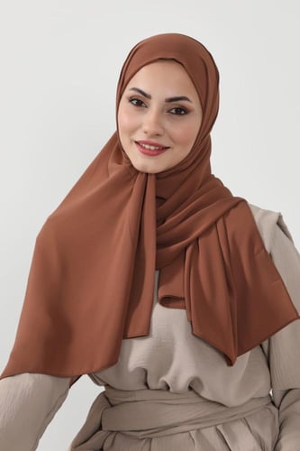 حجاب شيفون بمغناطيس وقبعة جانبي