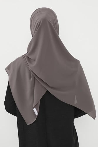 حجاب شيفون بمغناطيس وقبعة جانبي